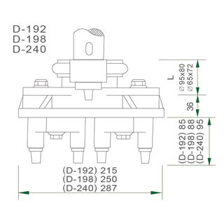 D Type Multi-Spindle Head