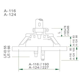 可調式A型多軸器